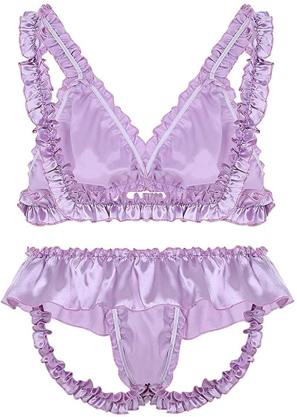 Bow Tie Sissy Underwear Suit - QQNY007 - YDressup