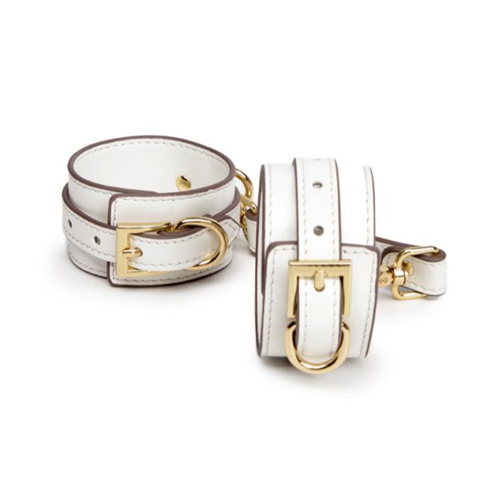 Adjustable PU Leather BDSM Handcuffs - PJ037