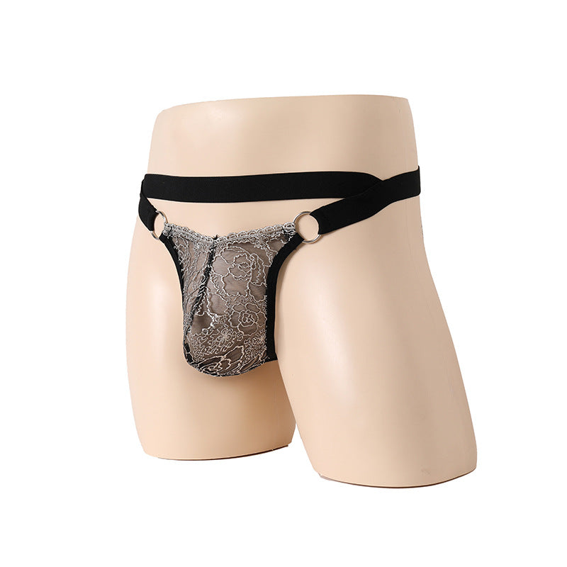 Low Waist Sissy Pouch G-String Lingerie - GZK031