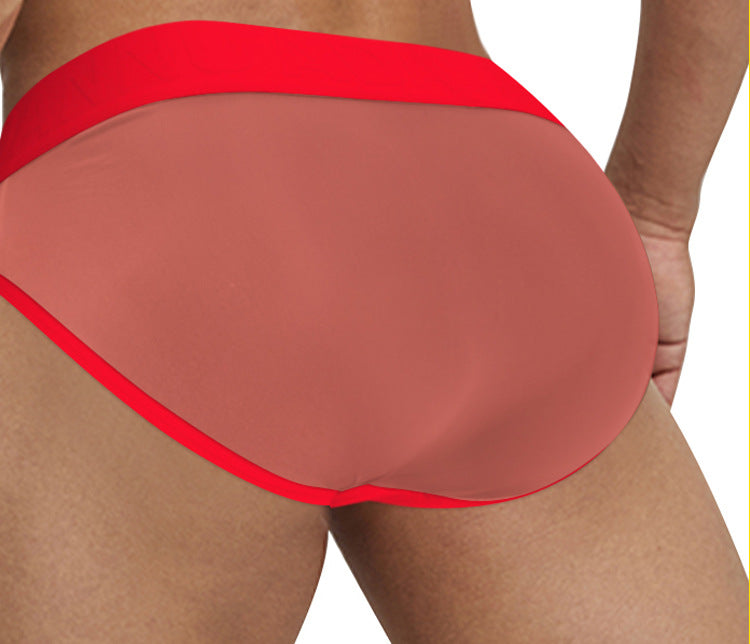Men's Ultra Sexy Nylon Transparent Thong - SJK016