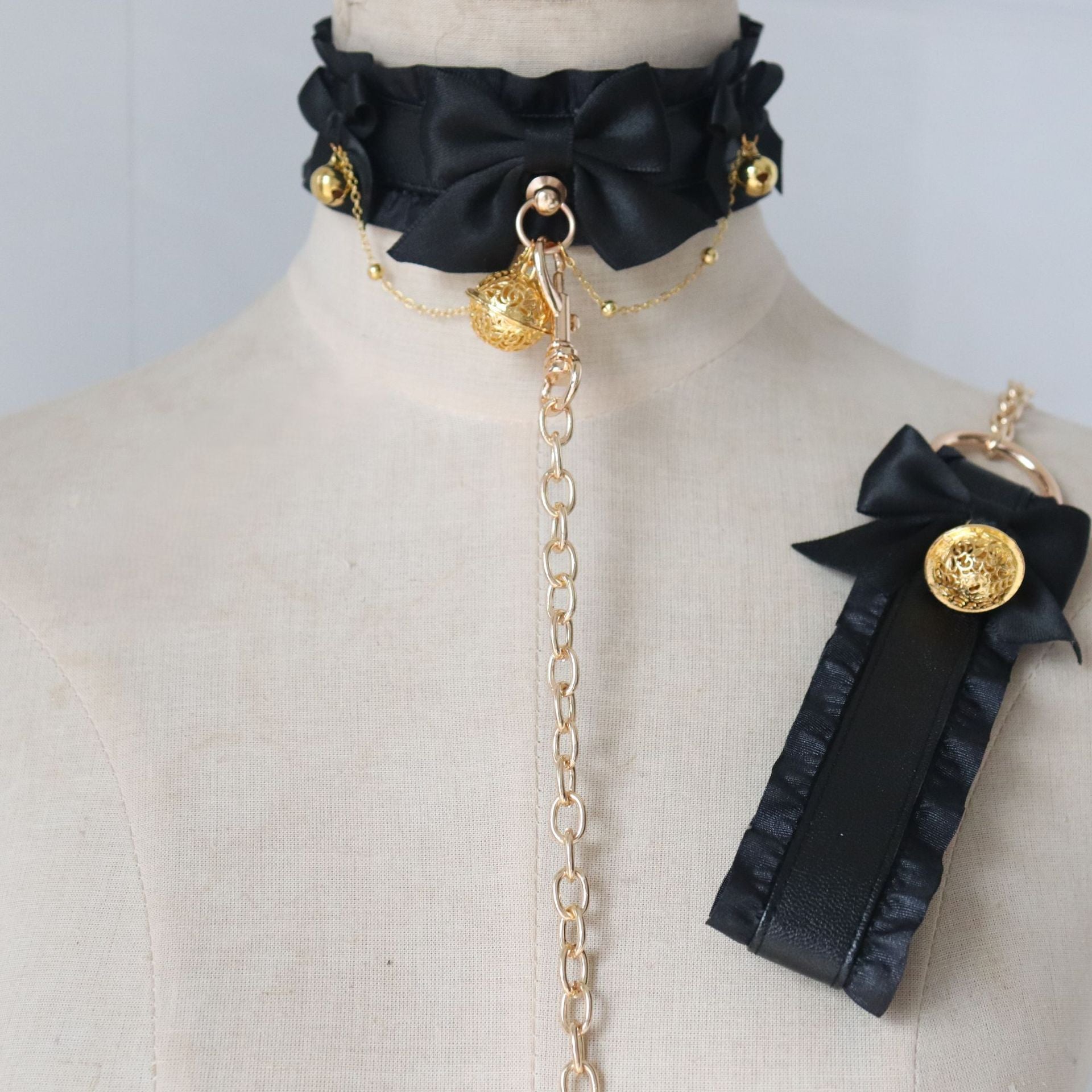 Sexy Necklace For man Collar Bdsm Choker Roleplay Slave Chain - KB051 - YDressup