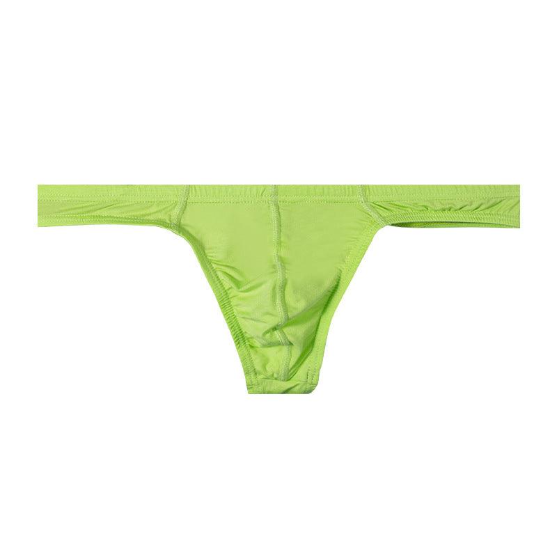Men's Solid Color Low Rise High Cut Thongs - DZK020 - YDressup