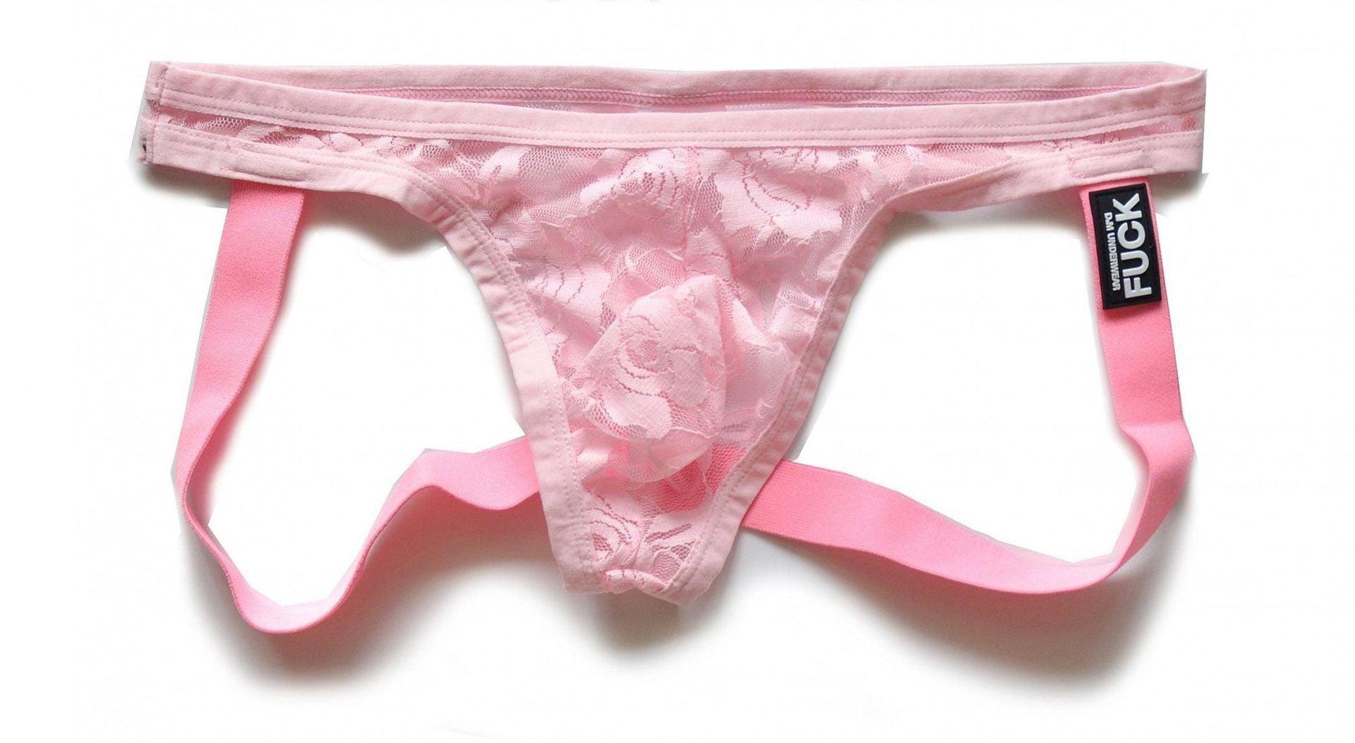 Men's Sexy Transparent Lace Thong - HDZ031 - YDressup
