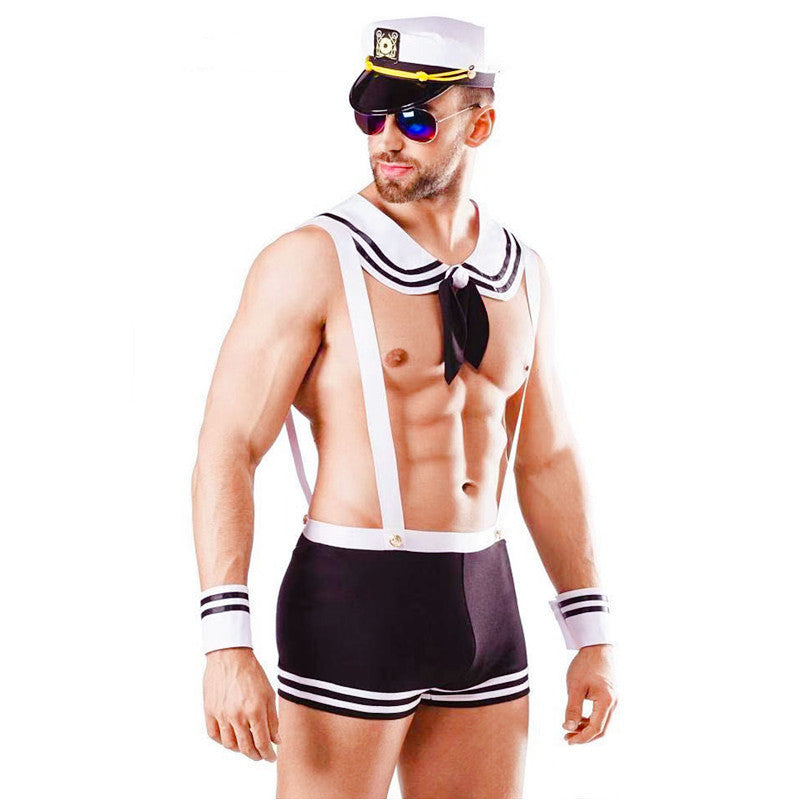 Sexy Gay Navy Sea Men Costume - ZF020 - YDressup