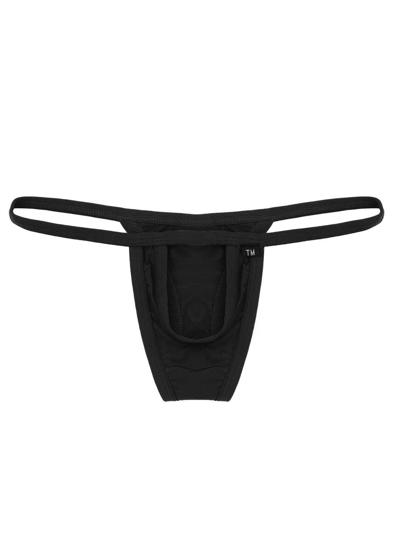 Sexy Ice Silk Men's T-Back Thong - DZK023