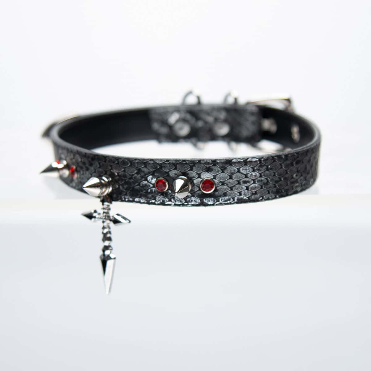 Handmade Original Snakeskin Choker Collar - PJ039 - YDressup