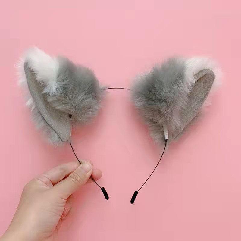Cute Plush Jingle Bell Fox Ear Headband -PJ002 - YDressup