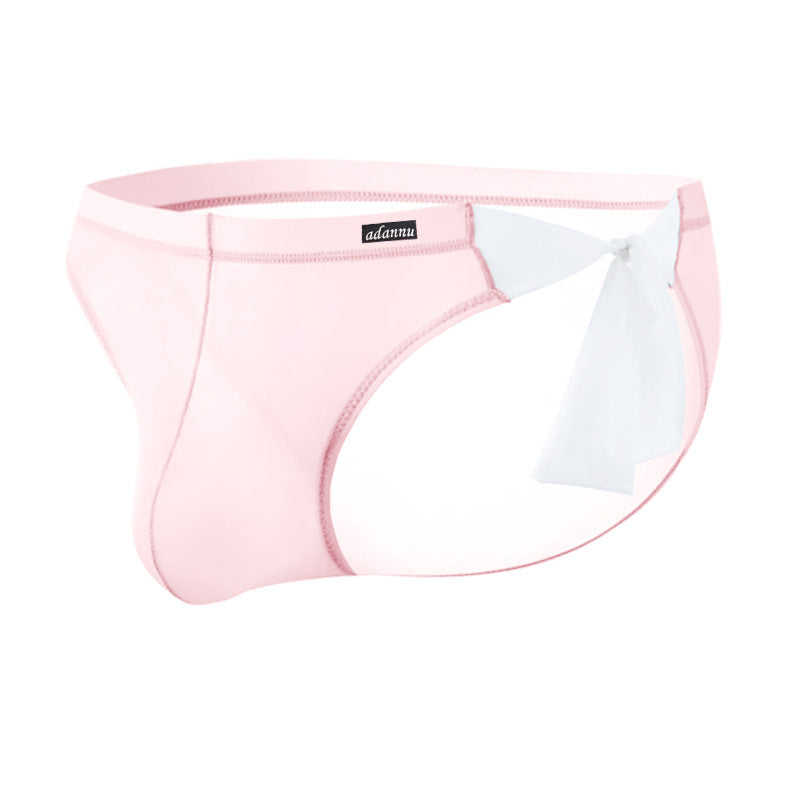 Sexy Men's Side Waist Tie Triangle Briefs - SJK018
