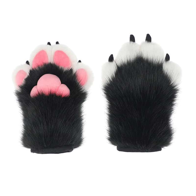 Furry Animal Paw Gloves - PJ045 - YDressup