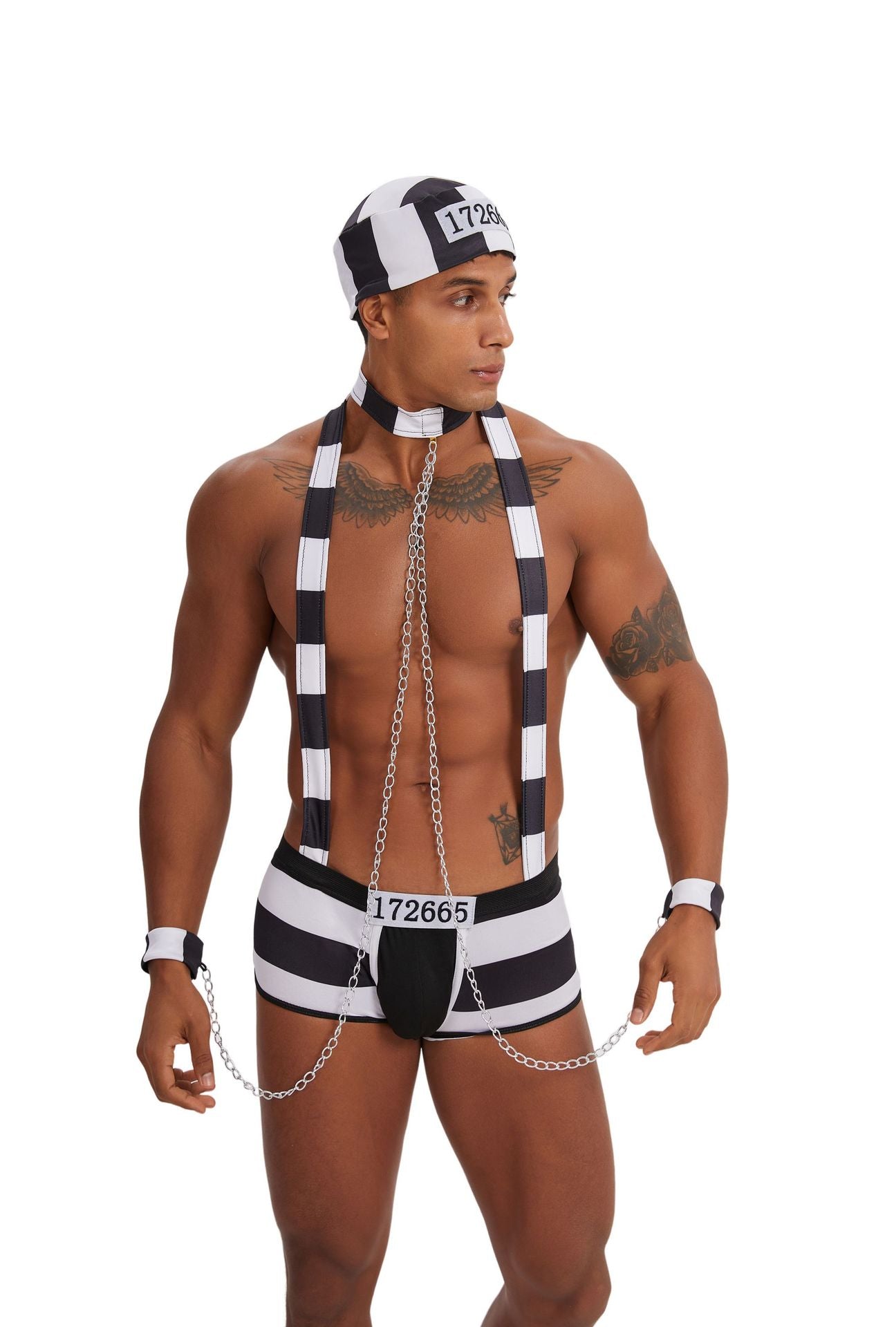 Sexy Gay Prisoner Costume - ZF021 - YDressup