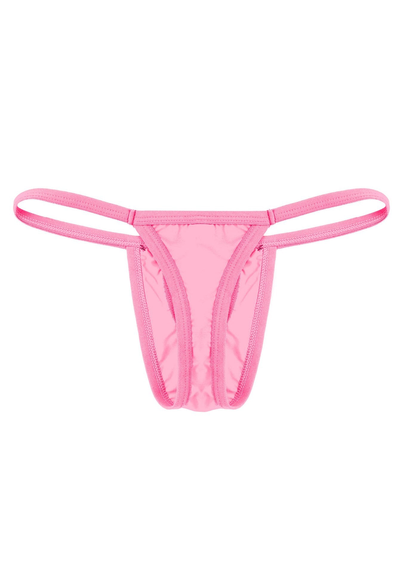 Sexy Ice Silk Men's T-Back Thong - DZK023