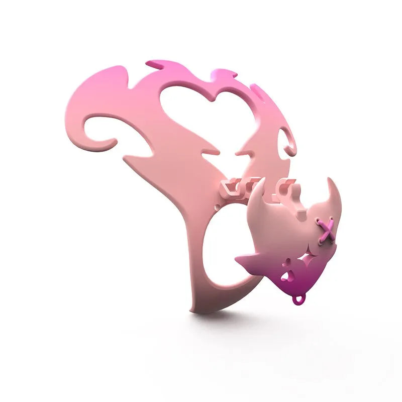 Angel 3D Sissy Chastity Cage - YJS007