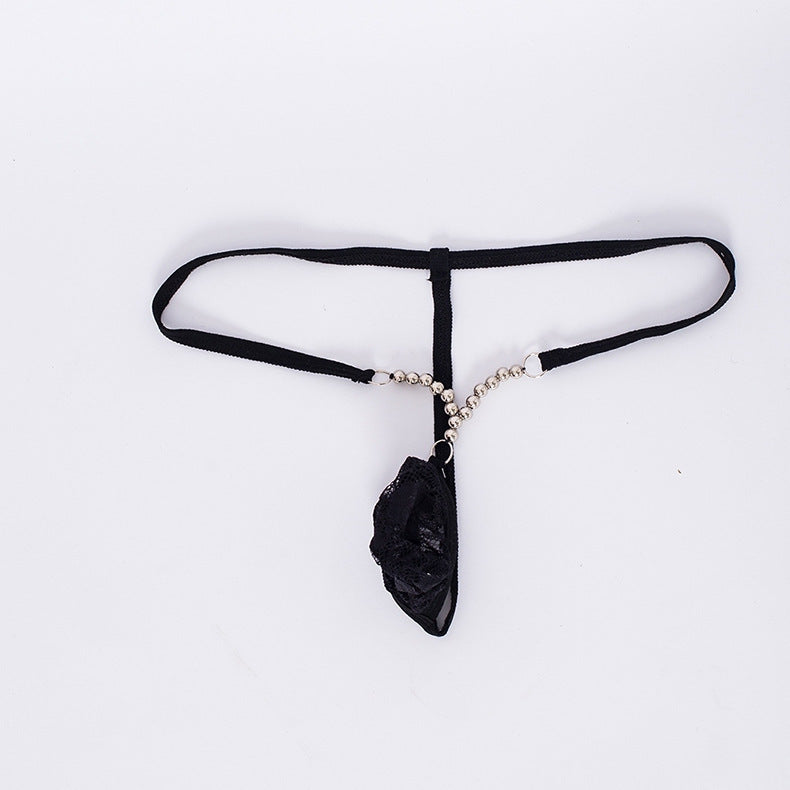 Men's Micro Thong Lace G-String Underwear - GZK025 - YDressup