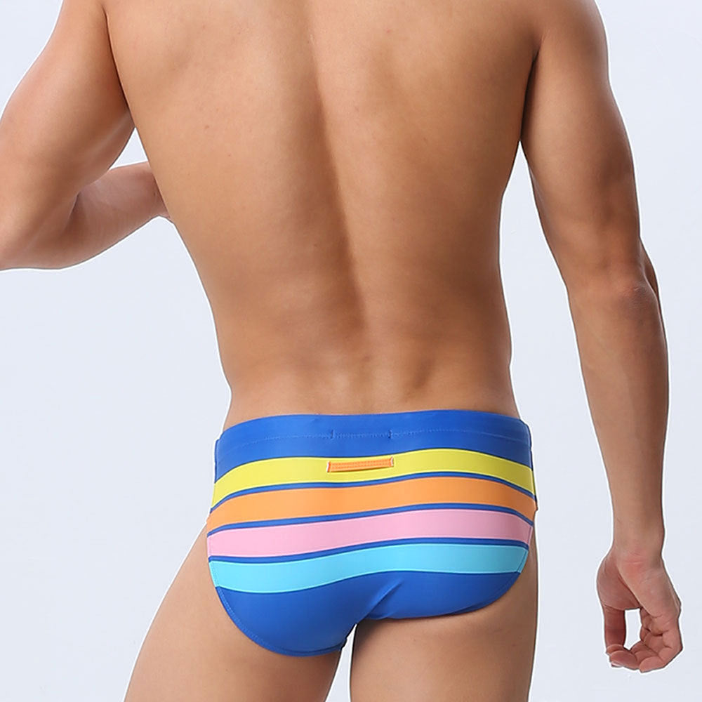 Men’s Sexy Printed Swim Briefs - YK052 - YDressup