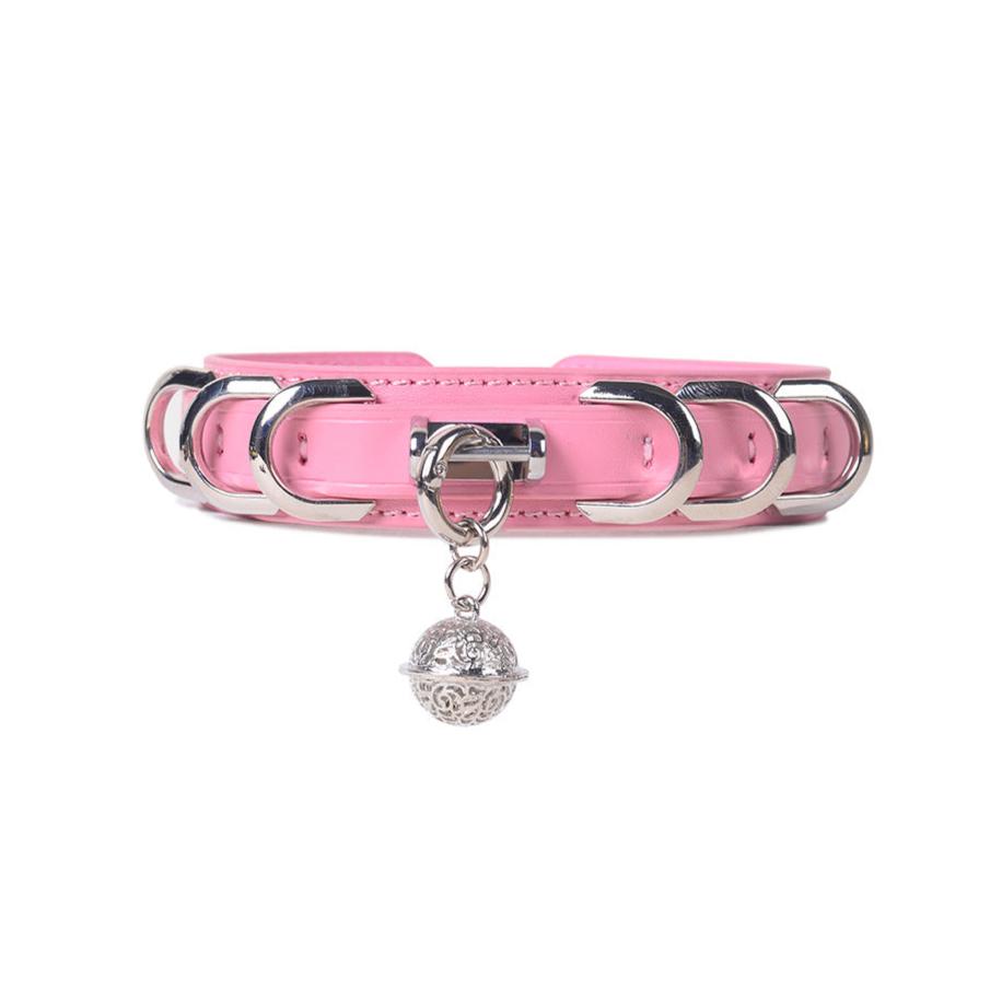 Premium Leather BDSM Collar with Leash - PJ009