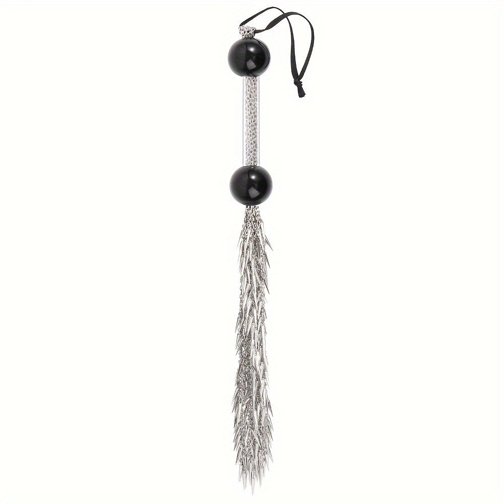 BDSM Erotic Toy Silver Metal Tassel Whip -PJ025 - YDressup
