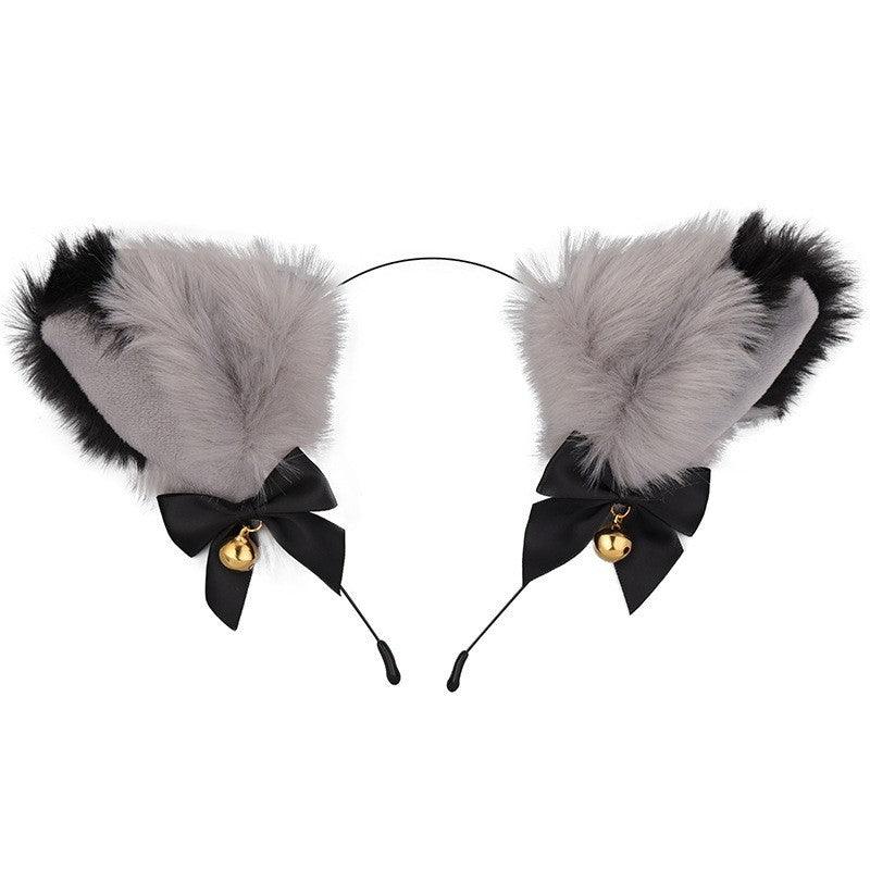 Cute Plush Jingle Bell Fox Ear Headband -PJ002 - YDressup