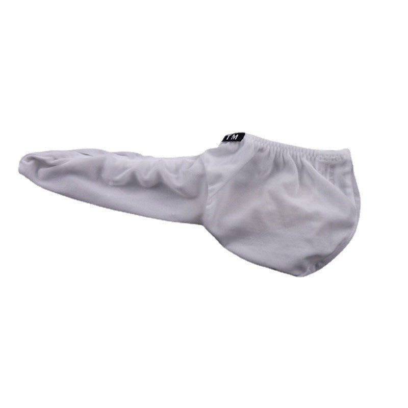 Men's U-Shaped Pouch Underwear Stretchy Ice Silk Cock Sock Erotic Lingerie - JJT022 - YDressup