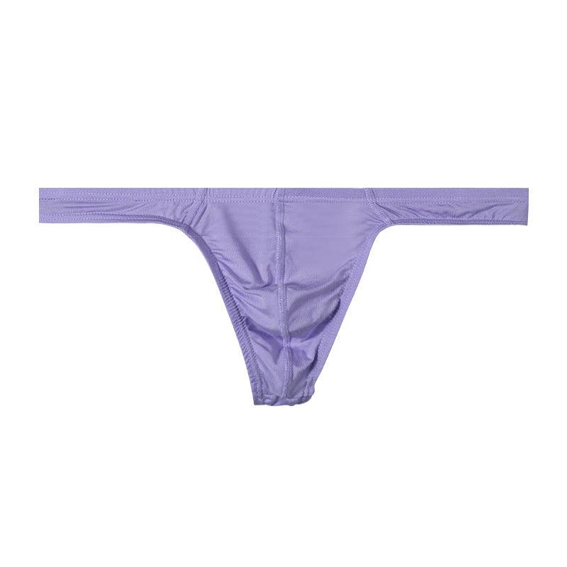 Men's Solid Color Low Rise High Cut Thongs - DZK020 - YDressup