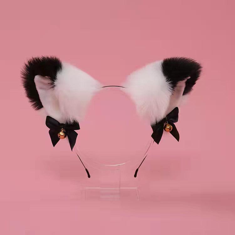 Cute Plush Jingle Bell Fox Ear Headband -PJ002 - YDressup