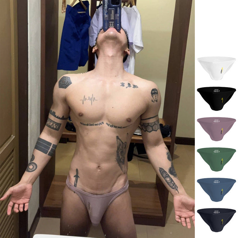 Sexy Men's Low Rise Triangle Briefs - SJK027