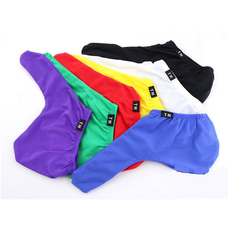 Men's Thin Silk-Like Elastic U-Pouch Bulge Sexy Underwear - JJT020