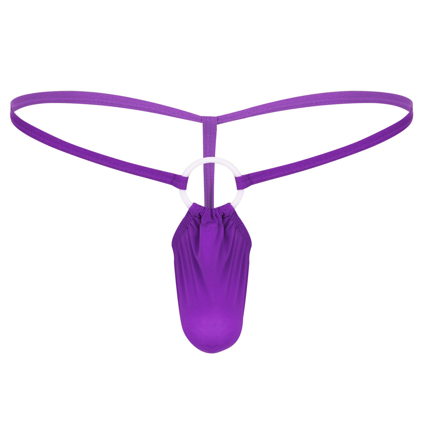 Men's O-Ring G String - Bulge Pouch & Elastic Waist - GZK007 - YDressup