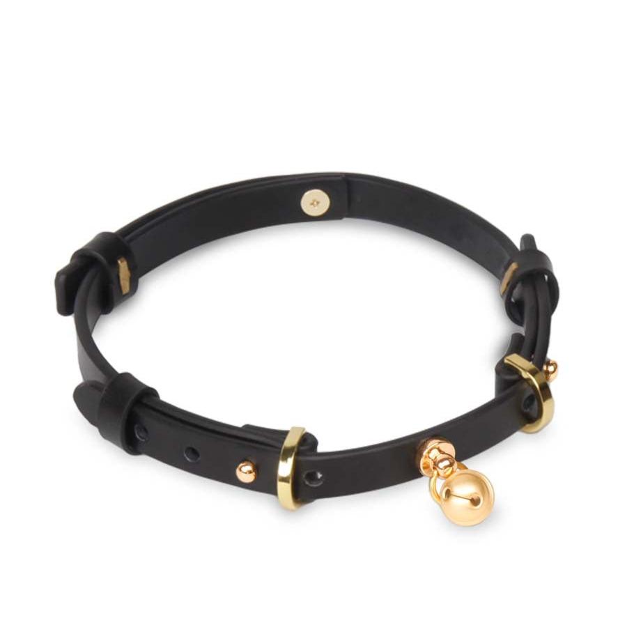 Genuine Leather K9 BDSM Collar with Leash - PJ011 - YDressup