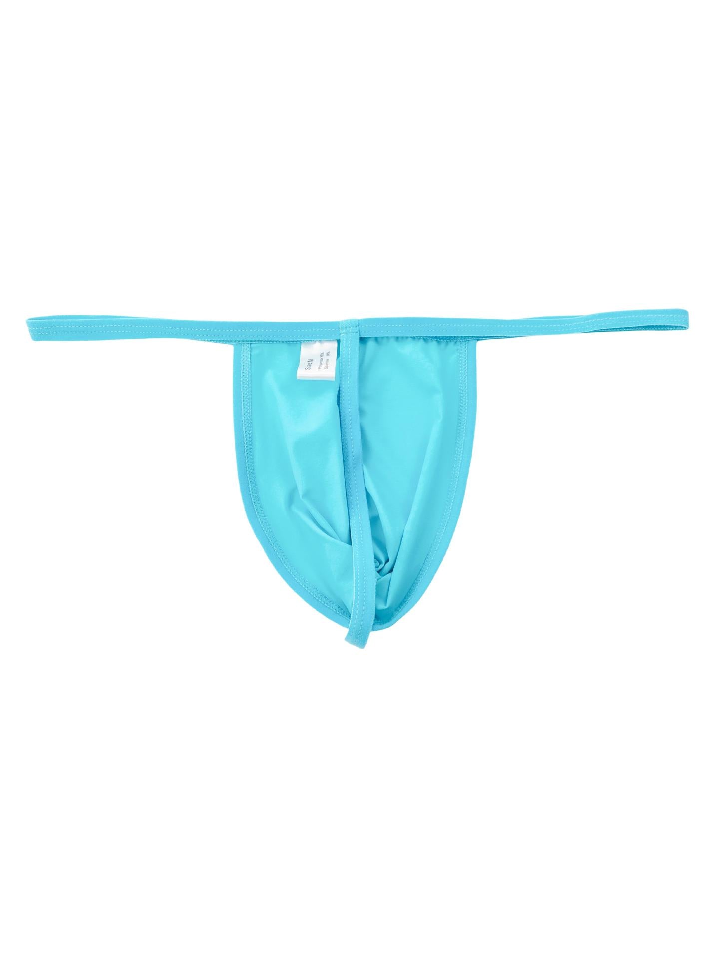 Men's Ice Silk T-Back Thong - Low Rise Pouch Underwear - GZK010 - YDressup