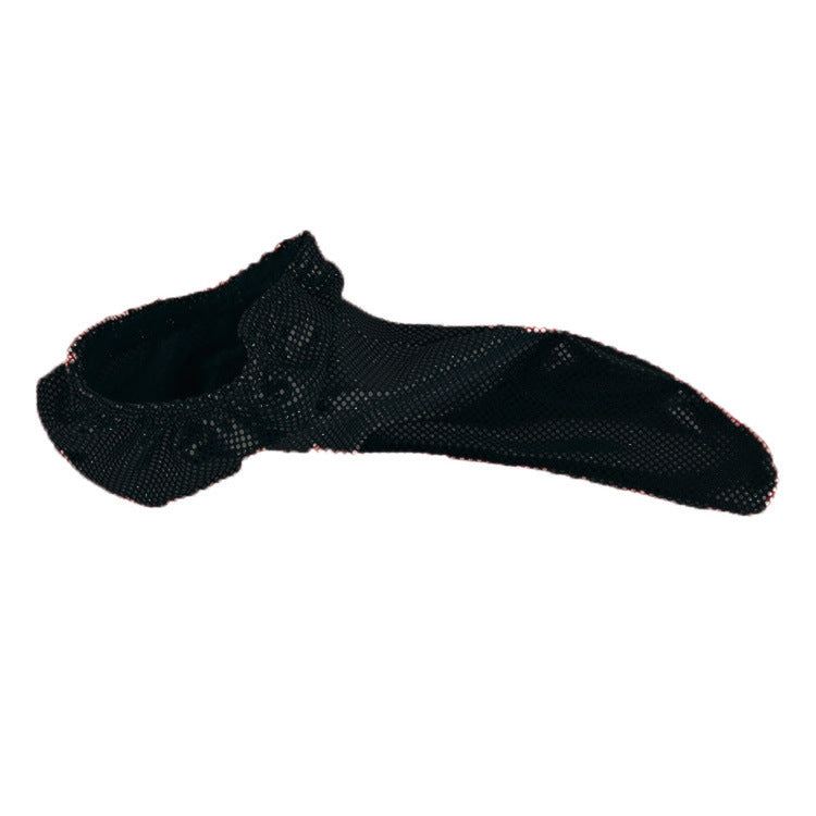 Men's Faux Leather Polka Dot Cock Sock - JJT010 - YDressup