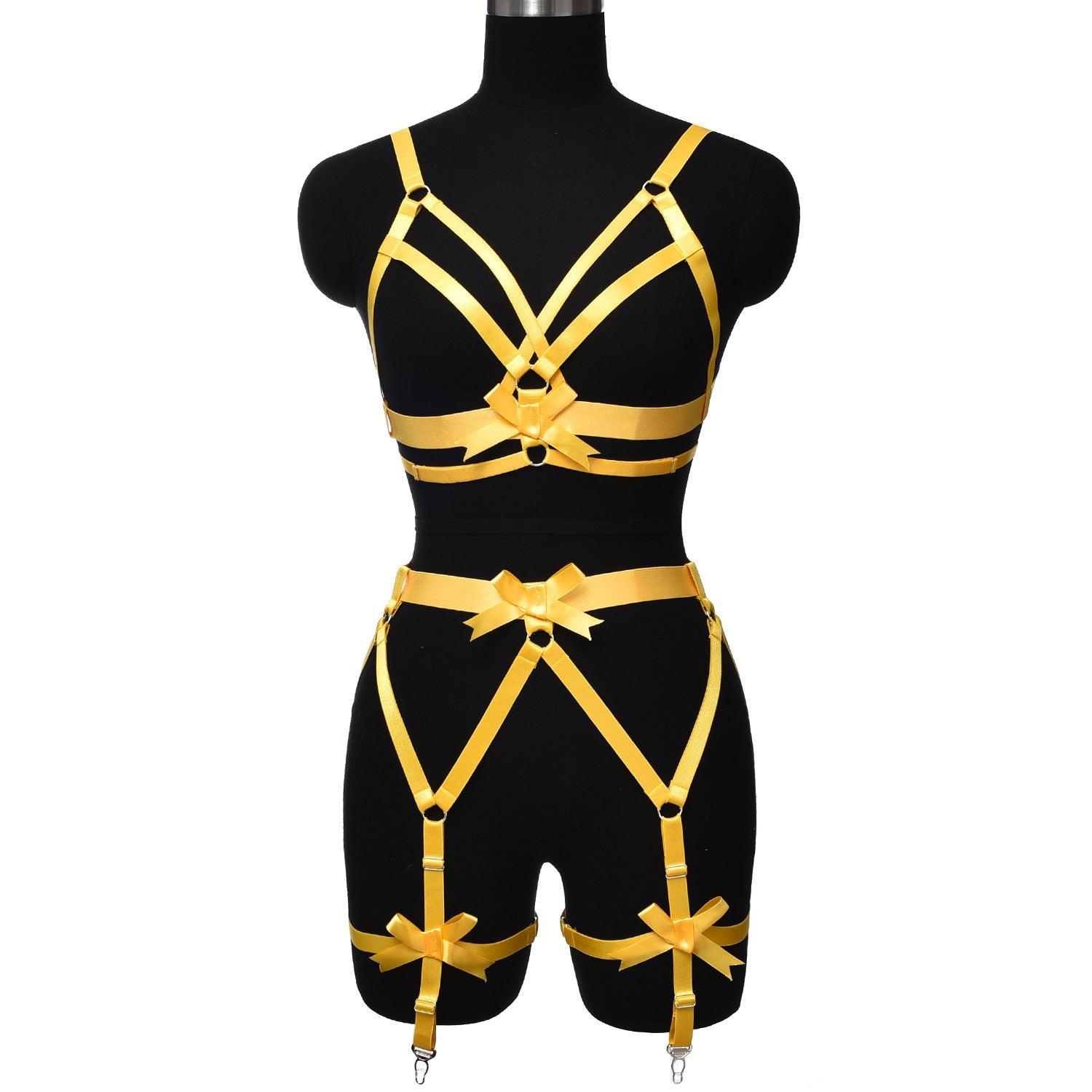 Seductive Split Body Harness Set - QQNY030 - YDressup