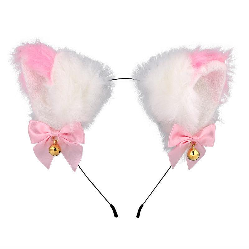 Cute Plush Jingle Bell Fox Ear Headband -PJ002 - YDressup