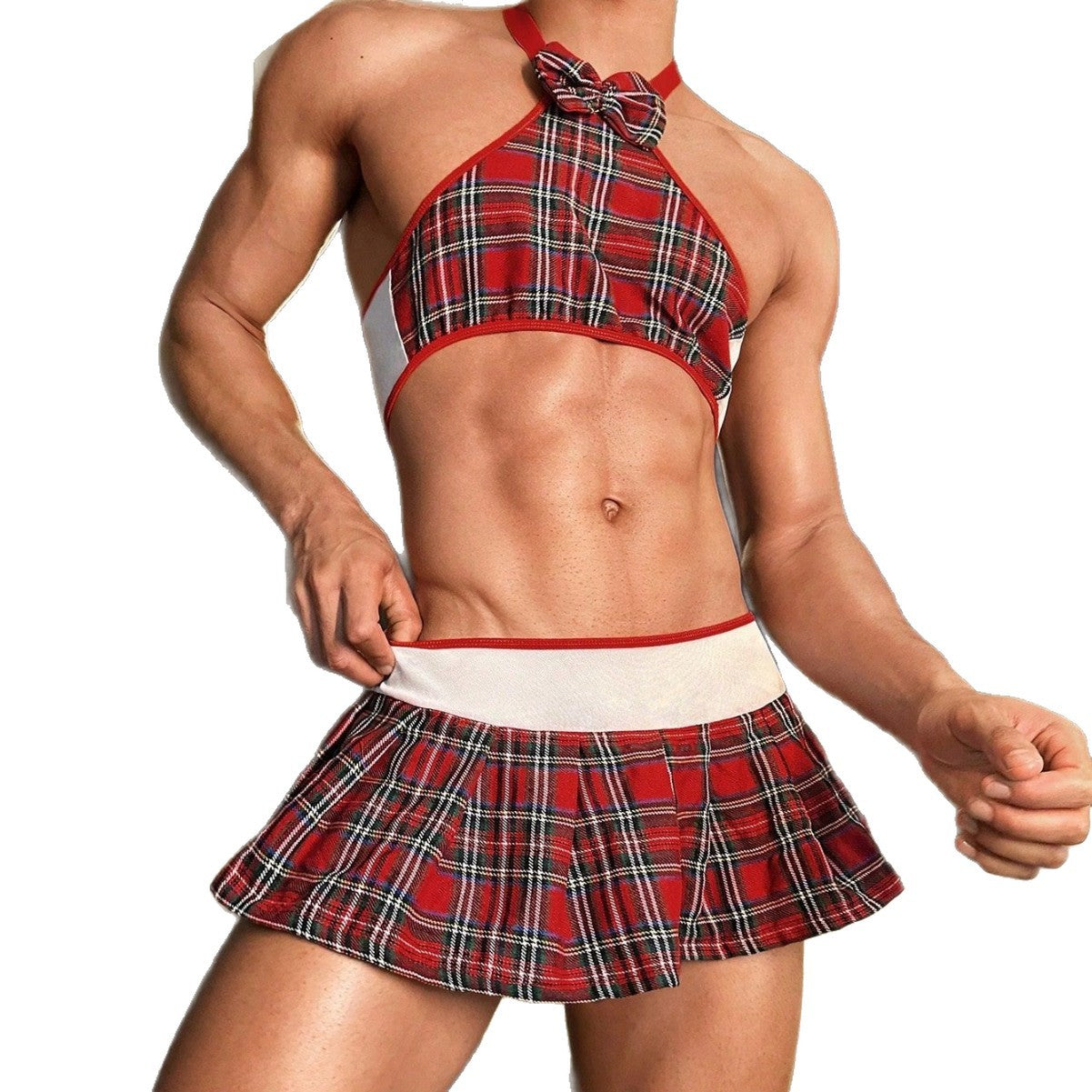 Men's Sexy JK School Uniform Roleplay Set - QQNY047