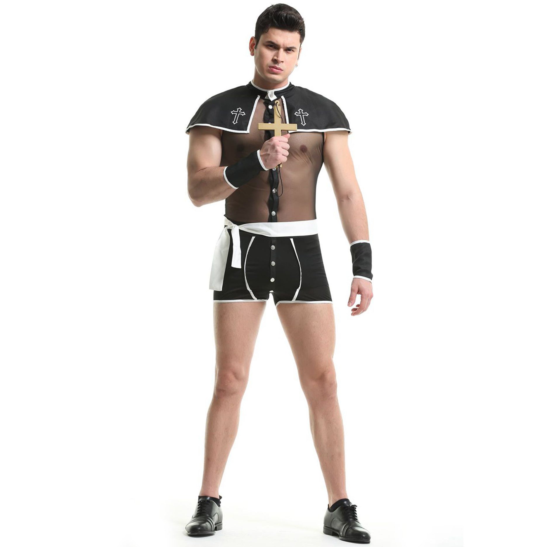 Divine Daddy "Forgive Me Father" Gay Priest Costume - ZF041 - YDressup
