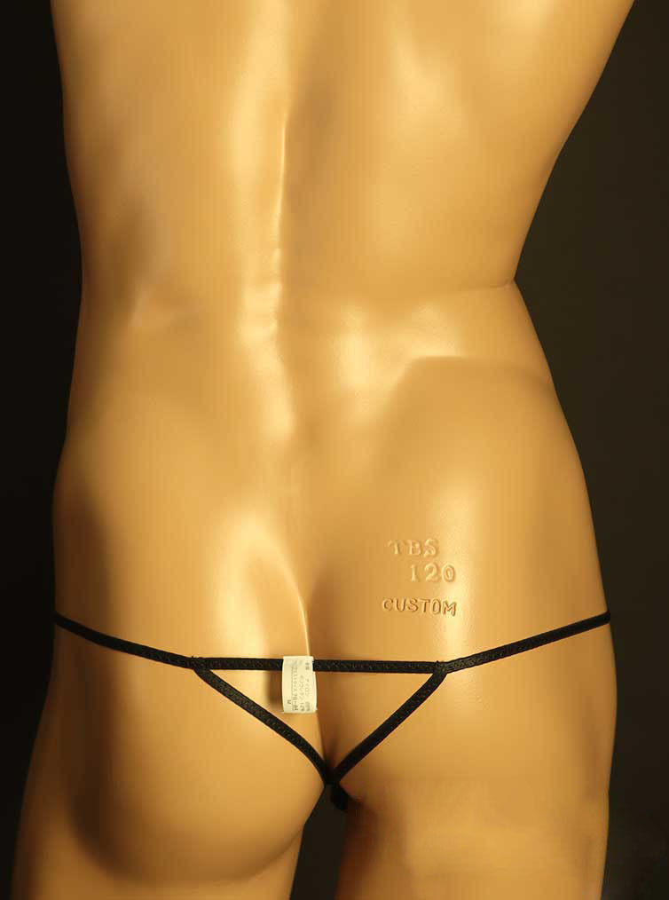 Men's Ice Silk Low Waist Sheer Briefs with Pouch - DZK062 - YDressup