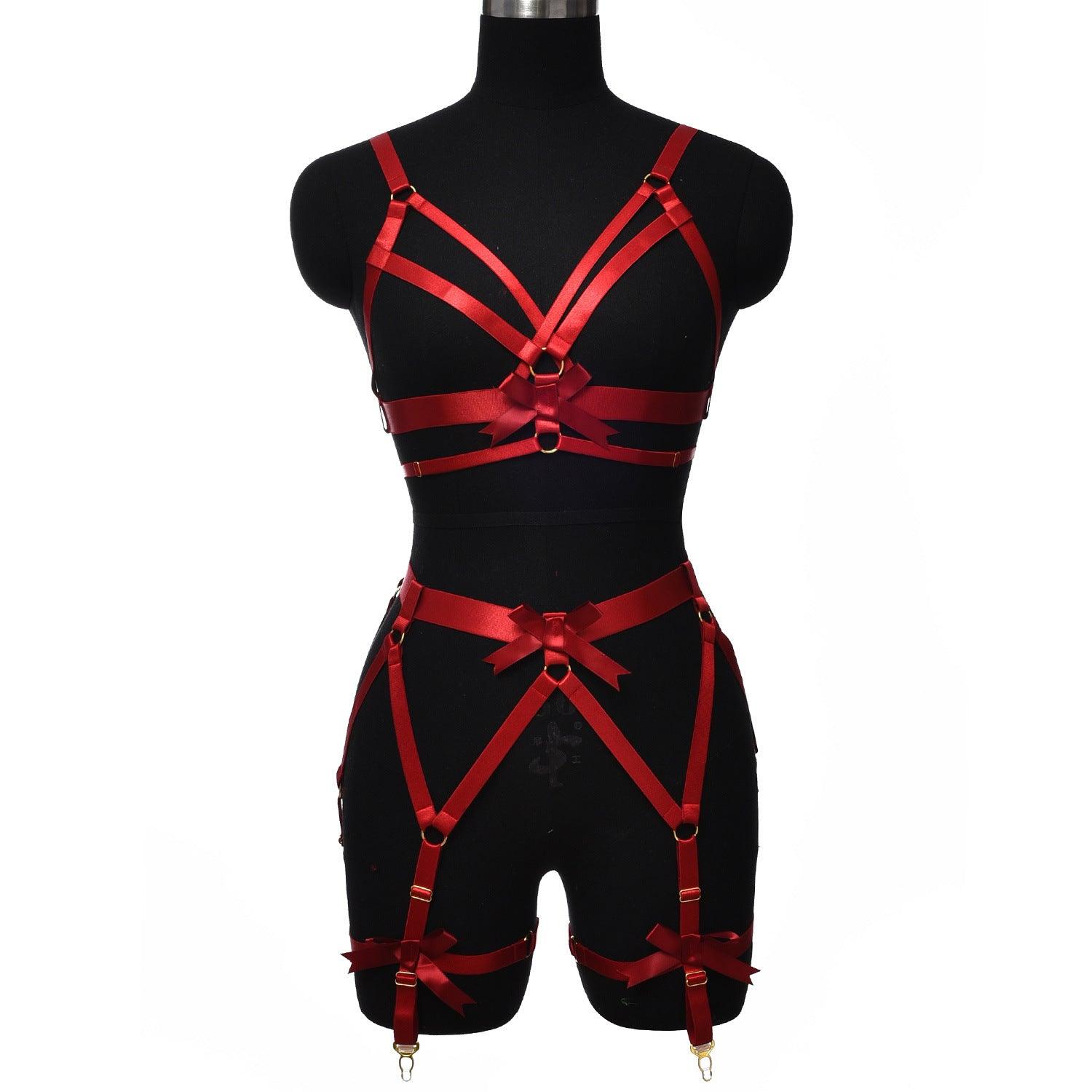 Seductive Split Body Harness Set - QQNY030 - YDressup