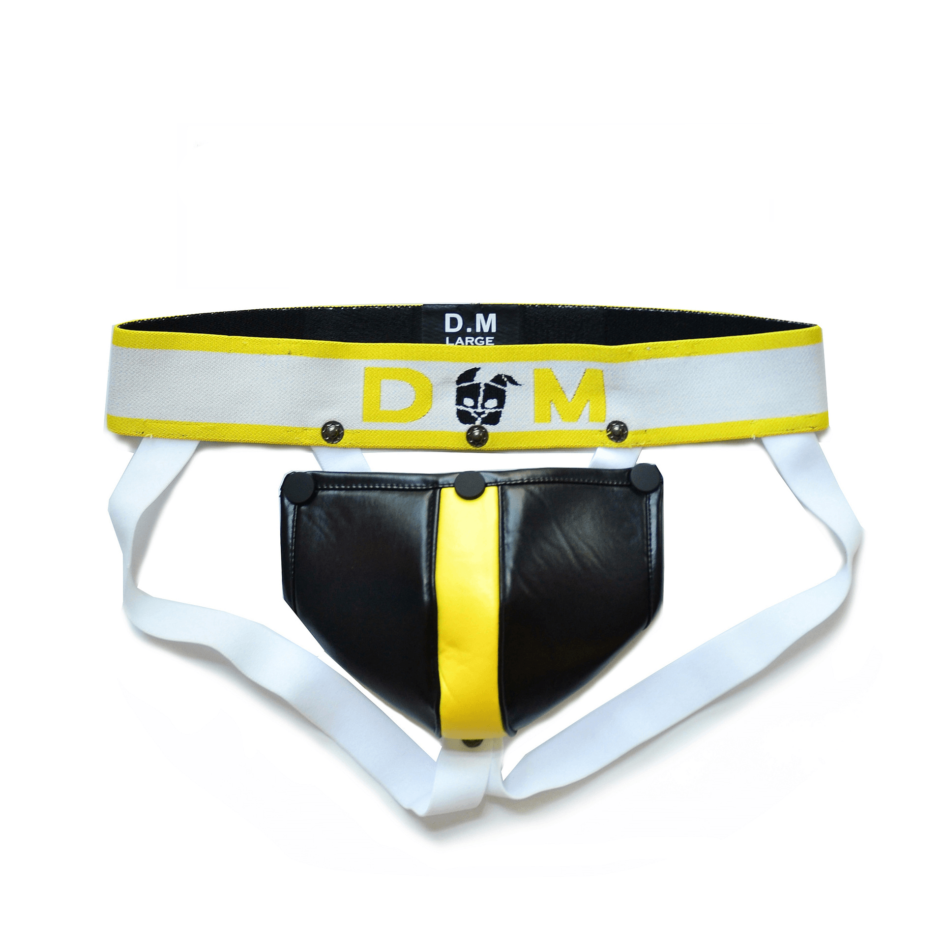 Men’s Adjustable Leather Gym Harness & Detachable Thong - HDZ028