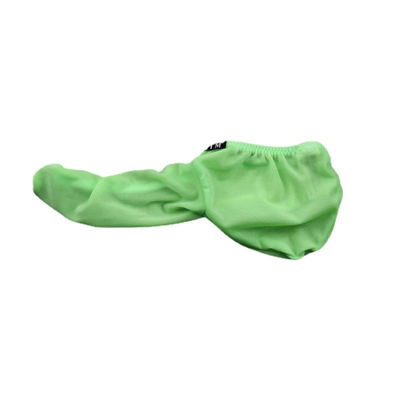 Men's U-Shaped Pouch Underwear Stretchy Ice Silk Cock Sock Erotic Lingerie - JJT022 - YDressup