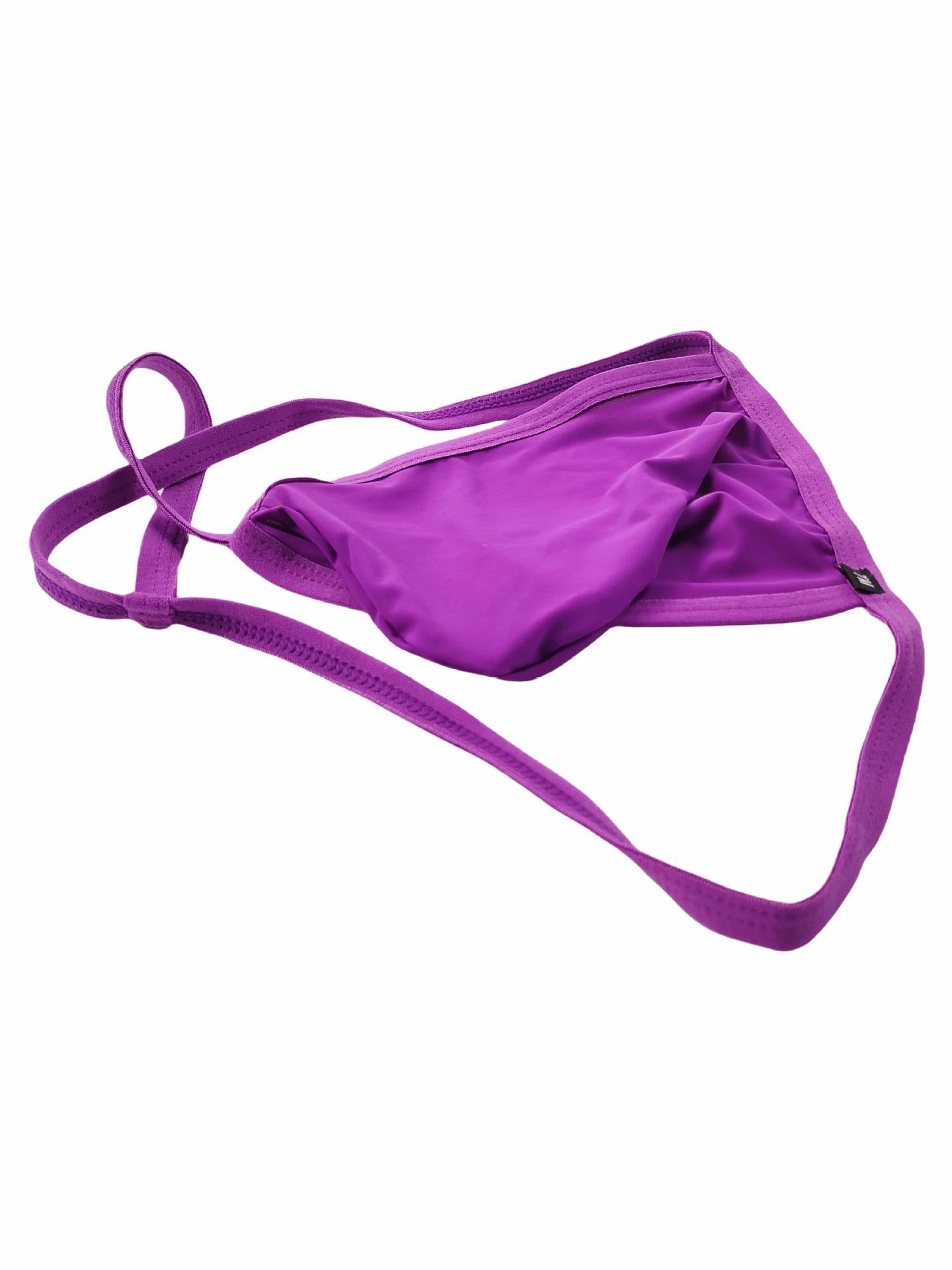 Men's Ice Silk T-Back Thong - Low Rise Pouch Underwear - GZK010 - YDressup