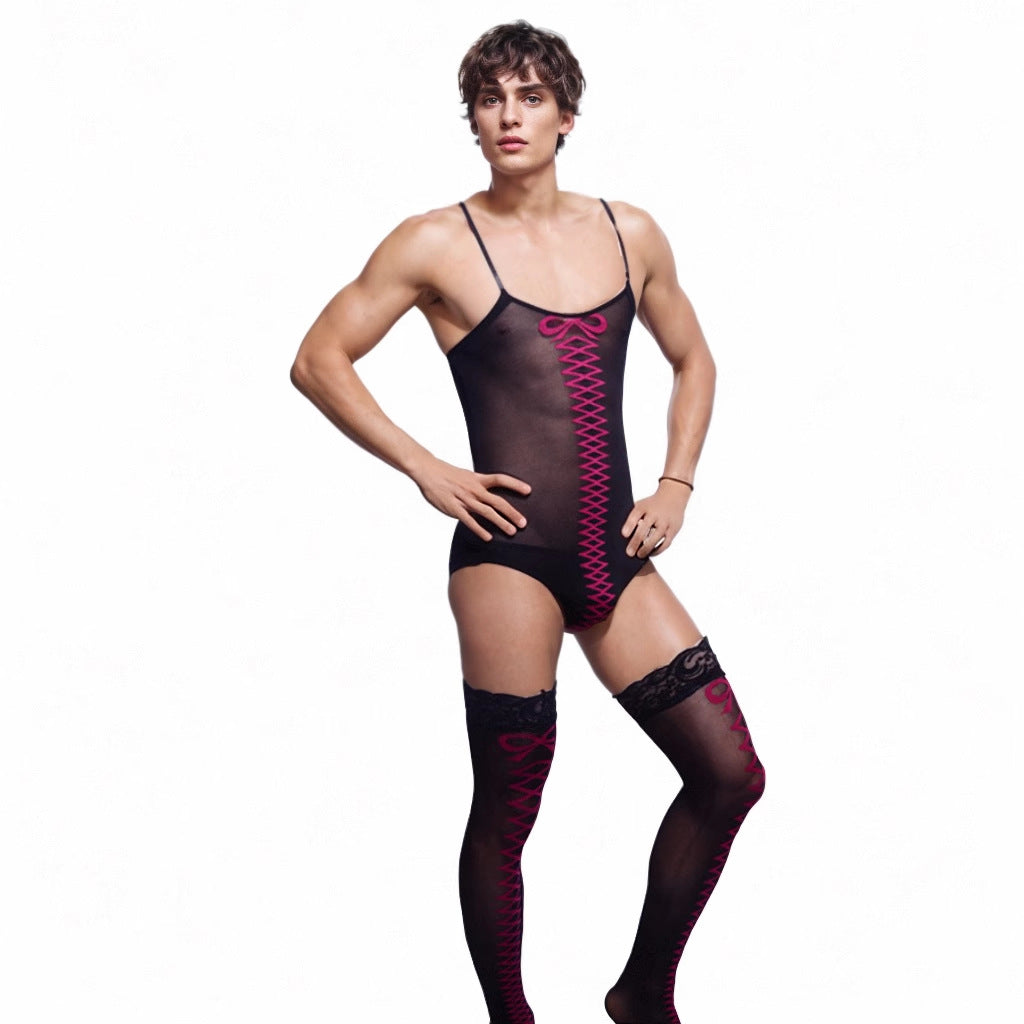 Sissy Lingerie Bodysuit - LTW009 - YDressup