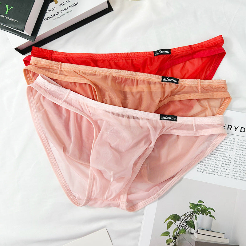 Transparent Bikini Men's Thong - SJK009
