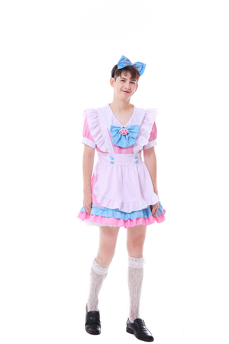 Men's Cute Cat Maid Costume- QQNY006