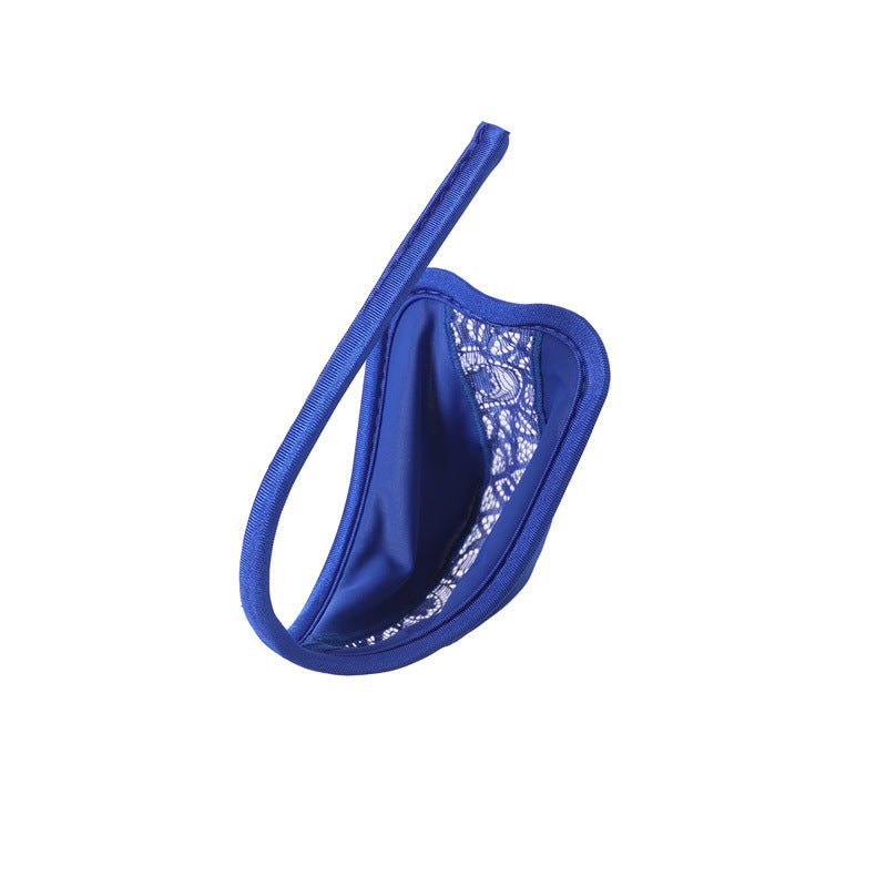 Men's Invisible C-String Underwear with Lace Pouch - CS015 - YDressup