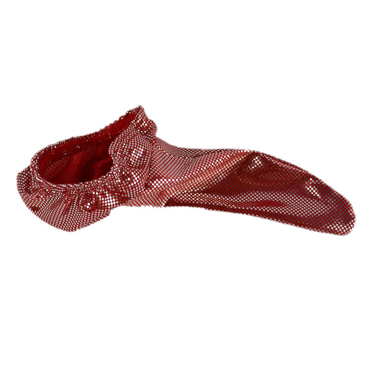 Men's Faux Leather Polka Dot Cock Sock - JJT010 - YDressup