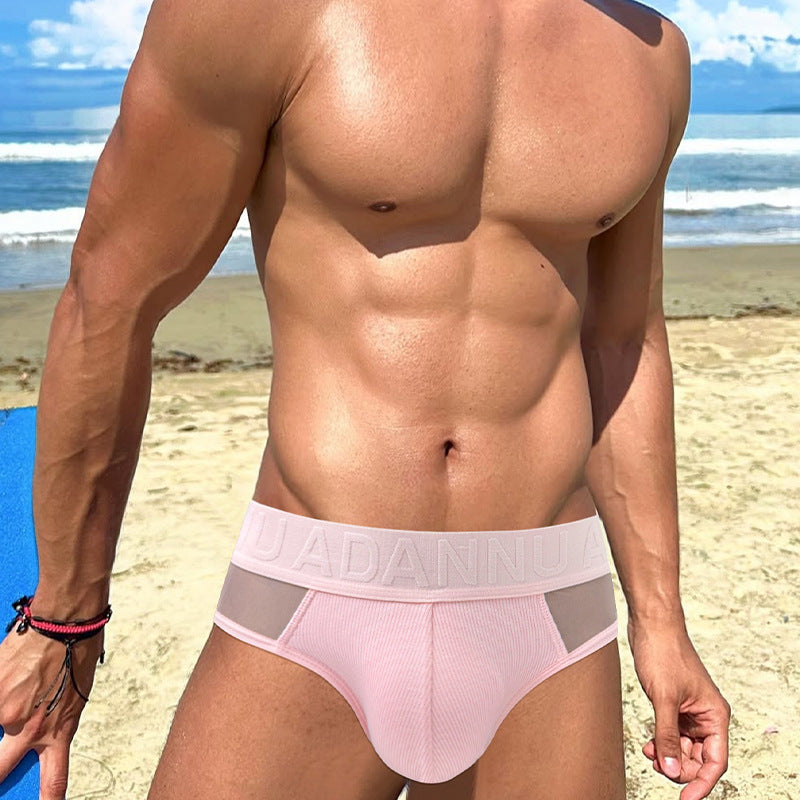 Men's Ultra Sexy Nylon Transparent Thong - SJK016