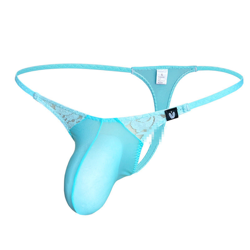 Men's Low Waist Lace Briefs - GZK014