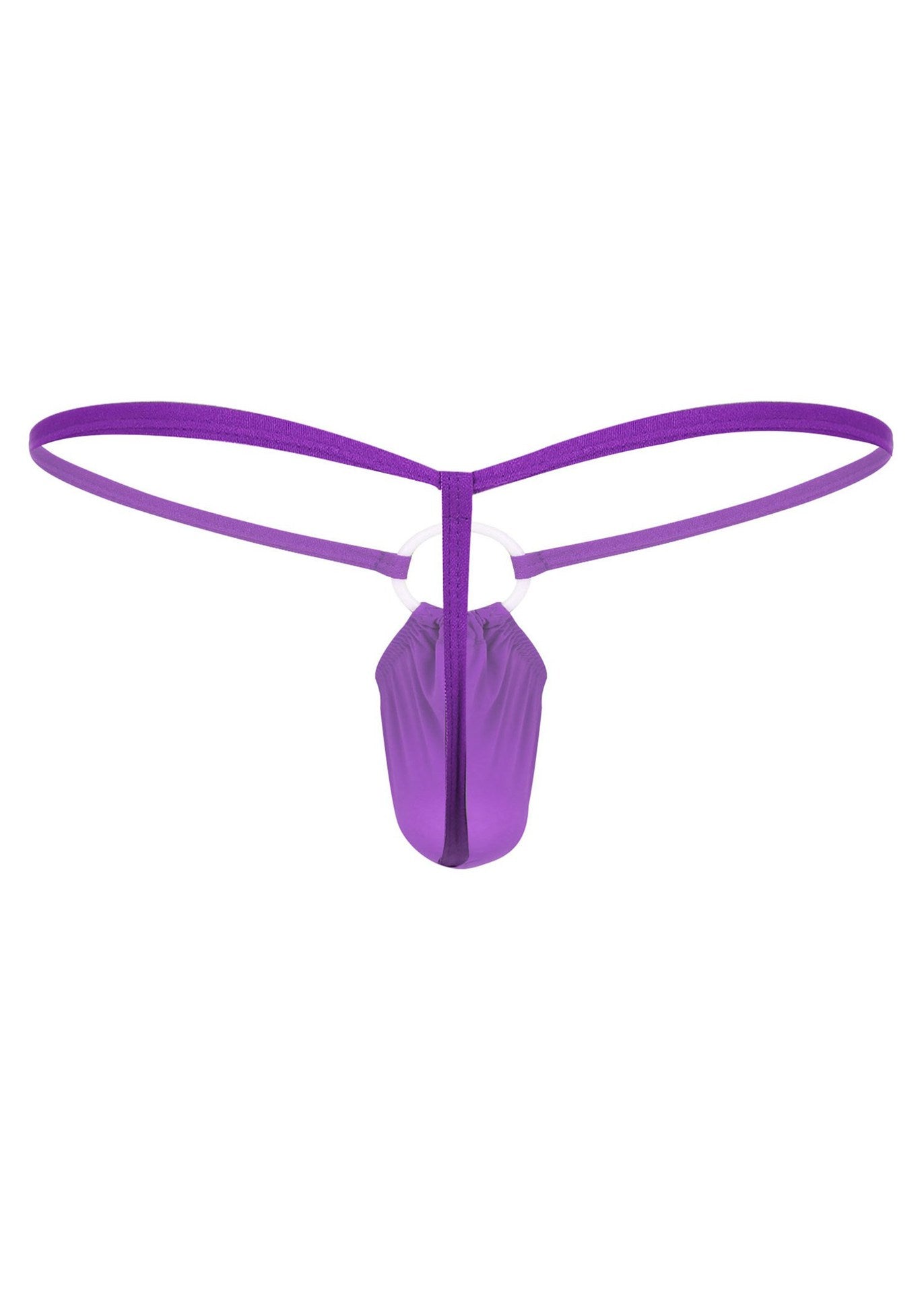 Men's O-Ring G String - Bulge Pouch & Elastic Waist - GZK007 - YDressup