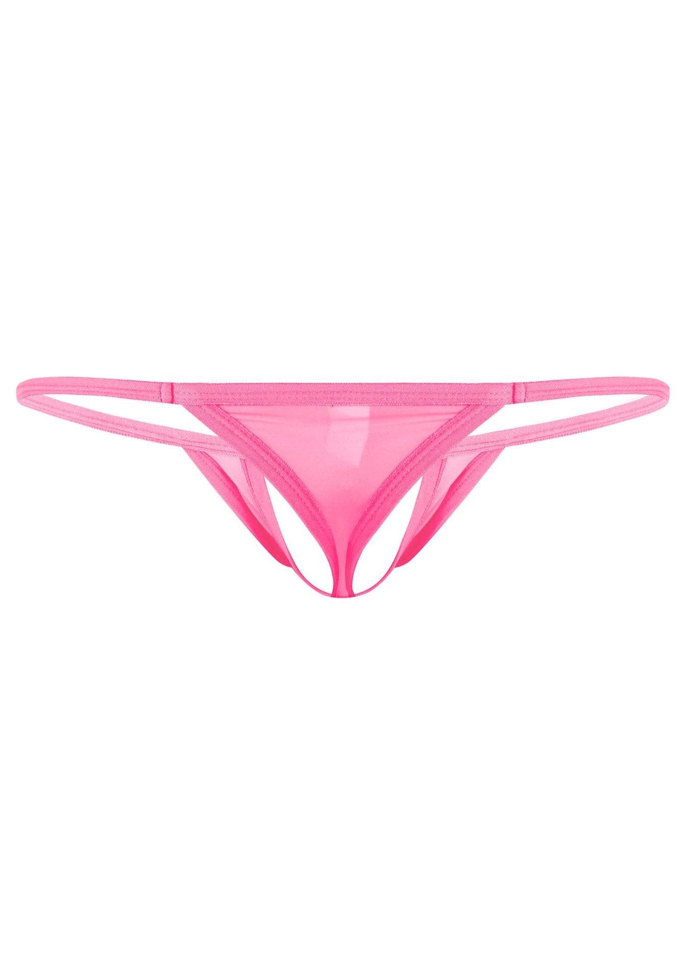 Sexy Ice Silk Men's T-Back Thong - DZK023