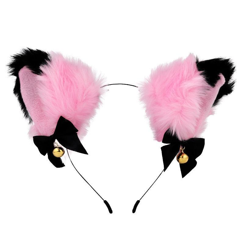 Cute Plush Jingle Bell Fox Ear Headband -PJ002 - YDressup