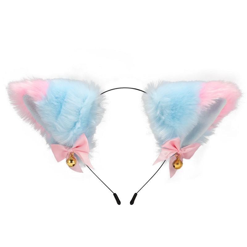 Cute Plush Jingle Bell Fox Ear Headband -PJ002 - YDressup